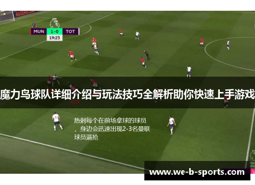 魔力鸟球队详细介绍与玩法技巧全解析助你快速上手游戏